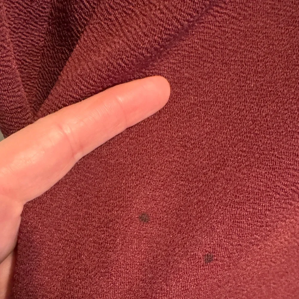 French mauve 3/4 sleeve blazer size large - Picture 7 of 7